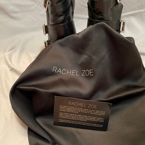 Rachel Zoe Danielle Buckle Stiletto Platform Booties Size 7 - Picture 8 of 13